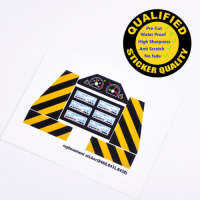 Replacement sticker for Set 8460 8431 8438, sticker only.
