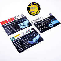Custom sticker for Set 10220 10242 10187 PLAQUE, 3 stickers only.