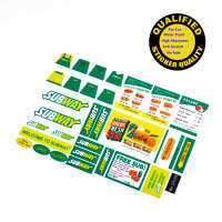 Custom sticker for Set 3438 SUB for MOC building, Premium quality.