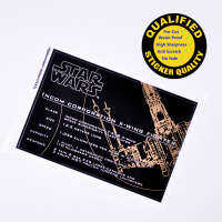 Replacement sticker for Set 7191 (Sheet 1), sticker only.
