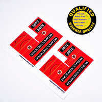Replacement sticker for Set 4758, stickerx2.