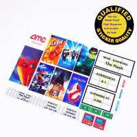 Custom sticker for Set 10184 10232 Cinema, V2, Premium quality sticker.