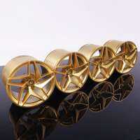 Customized 4 pcs rims for set 42083 42115 and Cada Lafer 1:8 scale car, V7
