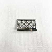 Custom Chrome Silver Fence 1 x 4 x 2, Compatible with LEGO 3185