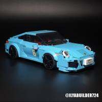 Custom sticker for MOC-161595 911 GTS (2017), precut sticker only.