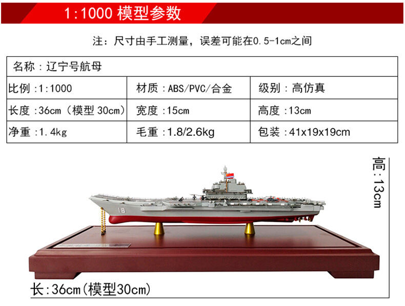 1:1000辽宁号铝箱1