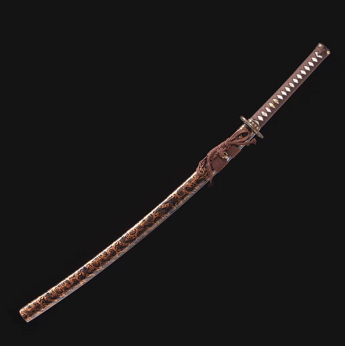 精品武士刀～百炼钢扭转纹