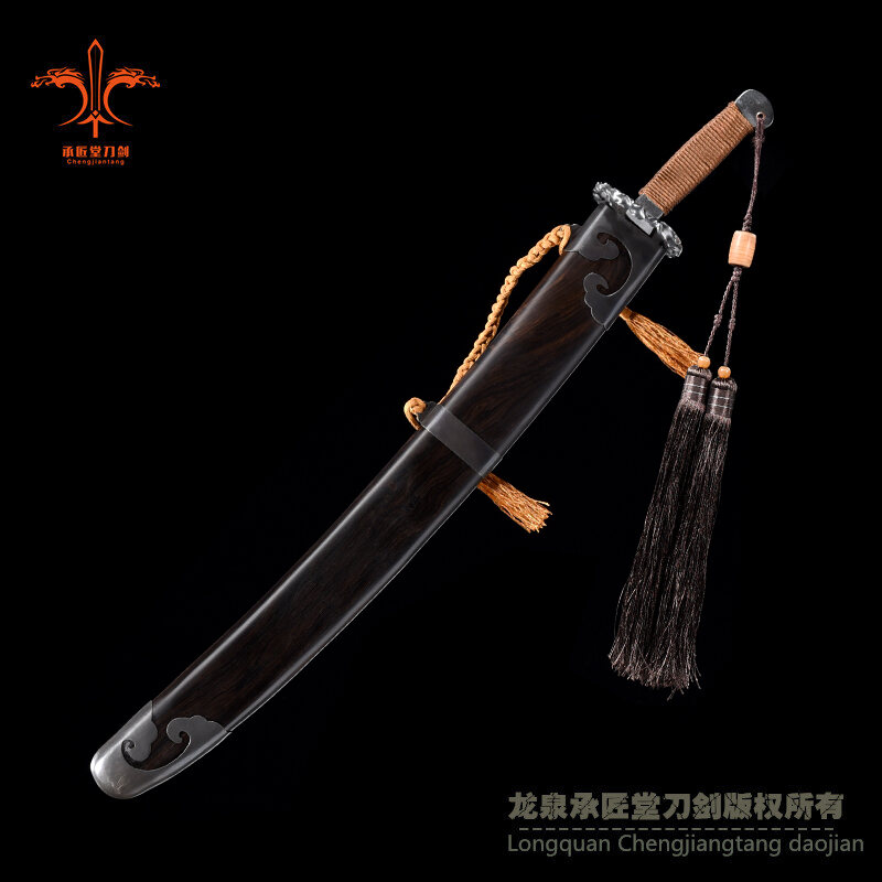 精品牛尾清腰刀│自炼大马钢（定制款）【CJT-8501】