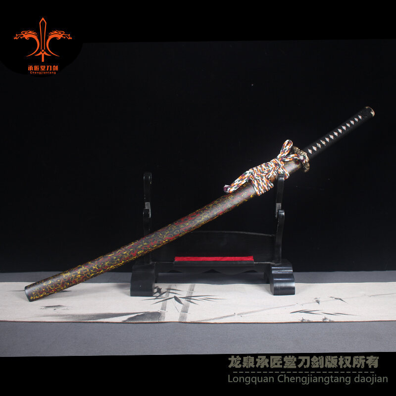 雏菊武士打刀│T10钢（长足丁字纹）